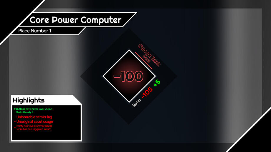 SFOB Results Screen Concept